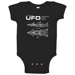 Ufo Shado Tv Series Skydiver Baby One Piece Ufo Shado Tv Series Skydiver Baby One Piece