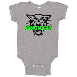 Arctic Cat Snowmobile Automobile Car Parts Cool Distressed Style Brand Logo Emblem Baby One Piece Arctic Cat Snowmobile Automobile Car Parts Cool Distressed Style Brand Logo Emblem Baby One Piece