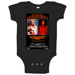 Carrie Cool Vintage 70's Movie Baby One Piece Carrie Cool Vintage 70's Movie Baby One Piece