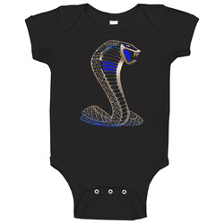 Ford Mustang Shelby Super Snake Logo Baby One Piece Ford Mustang Shelby Super Snake Logo Baby One Piece
