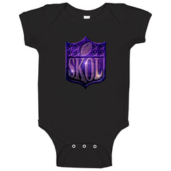 Nfl Parody Logo Skol Go Vikings Best Minnesota Vikings Cool Baby One Piece