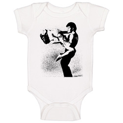 Patrick Swayze Dirty Dancing Retro 80s Baby One Piece Patrick Swayze Dirty Dancing Retro 80s Baby One Piece