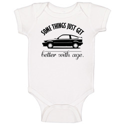 1984 Honda Civic Crx Better With Age Vintage Car Baby One Piece 1984 Honda Civic Crx Better With Age Vintage Car Baby One Piece
