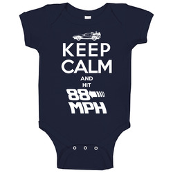 88mph White Design Baby One Piece 88mph White Design Baby One Piece