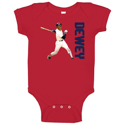 Boston Baseball Dwight Evans Dewey Baby One Piece Boston Baseball Dwight Evans Dewey Baby One Piece