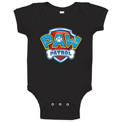 Paw Black Baby One Piece Paw Black Baby One Piece