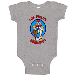 Los Pollos Hermanos Funny Yellow Baby One Piece Los Pollos Hermanos Funny Yellow Baby One Piece