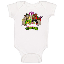 Tmnt Bebop And Rocksteady Cartoon Baby One Piece Tmnt Bebop And Rocksteady Cartoon Baby One Piece