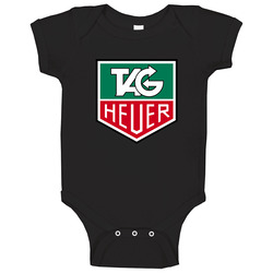 Tag Heur Black Baby One Piece Tag Heur Black Baby One Piece