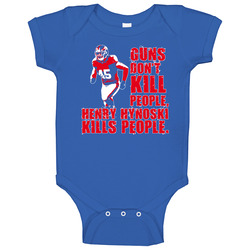 Henry Hynoski New York Football Fullback Guns Dont Kill People Baby One Piece