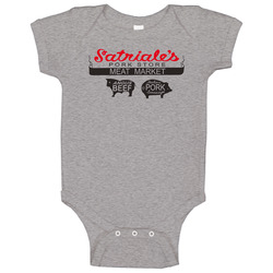 Satriales Pork Store Funny Baby One Piece Satriales Pork Store Funny Baby One Piece