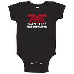 Avolites Red & White Baby One Piece Avolites Red & White Baby One Piece