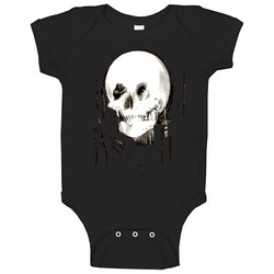 Vanity Skull Mirror Baby One Piece Vanity Skull Mirror Baby One Piece