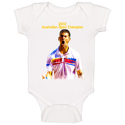 Novak Djokovic Tennis Baby One Piece Novak Djokovic Tennis Baby One Piece