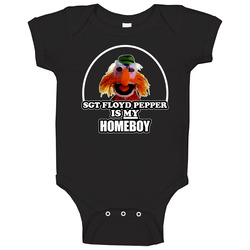 Sgt Floyd Pepper Is My Homeboy Muppet Baby One Piece Sgt Floyd Pepper Is My Homeboy Muppet Baby One Piece