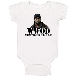 What Would Omar Do The Wire Baby One Piece What Would Omar Do The Wire Baby One Piece