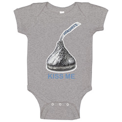 Hershey Kiss Kisses Chocolate Lovers Baby One Piece Hershey Kiss Kisses Chocolate Lovers Baby One Piece