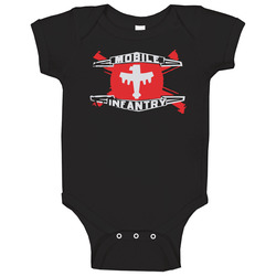 Mobile Infantry Starship Troopers Baby One Piece Mobile Infantry Starship Troopers Baby One Piece