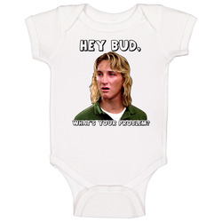 Fast Times 80s Movie Jeff Spicoli Shadow Baby One Piece Fast Times 80s Movie Jeff Spicoli Shadow Baby One Piece