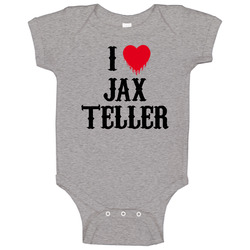 I Love Jax Teller Sons Of Anarchy Baby One Piece I Love Jax Teller Sons Of Anarchy Baby One Piece
