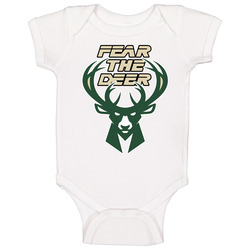 Fear The Deer Baby One Piece Fear The Deer Baby One Piece