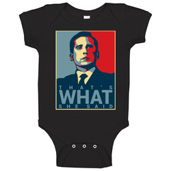 The Office T-shirt That's What She Said Tee Funny Tv Show Baby One Piece The Office T-shirt That's What She Said Tee Funny Tv Show Baby One Piece