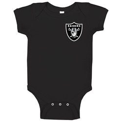 Oakland Raiders Small Emblem Baby One Piece Oakland Raiders Small Emblem Baby One Piece