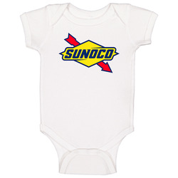 Sunoco Gasoline Gas Station Vintage Fuel Petro Classic Logo Baby One Piece Sunoco Gasoline Gas Station Vintage Fuel Petro Classic Logo Baby One Piece