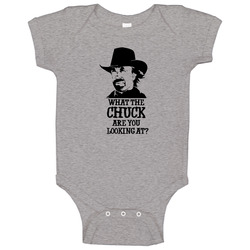 Chuck Norris What Are You Looking At Baby One Piece Chuck Norris What Are You Looking At Baby One Piece