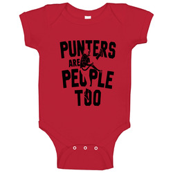 Punters Are People Too Ray Rice Football Baby One Piece