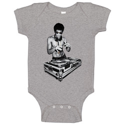 Gungfu Grey Baby One Piece Gungfu Grey Baby One Piece