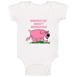 Captain Kangaroo Tom Terrific Manfred The Mighty Wonder Dog Retro Baby One Piece Captain Kangaroo Tom Terrific Manfred The Mighty Wonder Dog Retro Baby One Piece