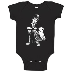Charlie Chaplin A Dogs Life Baby One Piece Charlie Chaplin A Dogs Life Baby One Piece