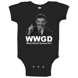 What Would Gomez Do Addams Family Baby One Piece What Would Gomez Do Addams Family Baby One Piece