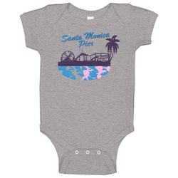 Santa Monica Pier The Hangover 3 Baby One Piece Santa Monica Pier The Hangover 3 Baby One Piece