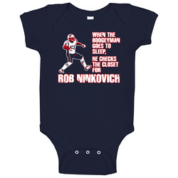 Rob Ninkovich New England Football Boston Boogeyman Baby One Piece Rob Ninkovich New England Football Boston Boogeyman Baby One Piece