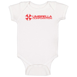 Umbrella Corporation White Baby One Piece Umbrella Corporation White Baby One Piece