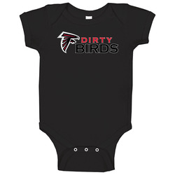 The Falcons Dirty Birds Football Baby One Piece The Falcons Dirty Birds Football Baby One Piece