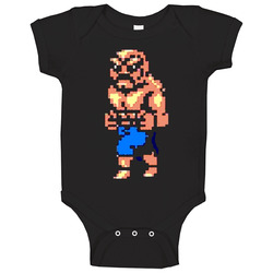 Double Dragon Abobo 8 Bit Baby One Piece Double Dragon Abobo 8 Bit Baby One Piece