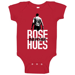 Derrick Rose Before Hoes Funny Basketball Chicago Baby One Piece Derrick Rose Before Hoes Funny Basketball Chicago Baby One Piece