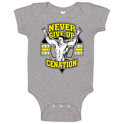 Never Give Up Cenation John Cena Baby One Piece Never Give Up Cenation John Cena Baby One Piece
