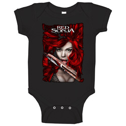 Red Sonja Action Barbarian Comic Con Baby One Piece Red Sonja Action Barbarian Comic Con Baby One Piece