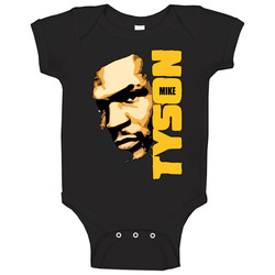 Mike Tyson Abstract Boxer Baby One Piece Mike Tyson Abstract Boxer Baby One Piece