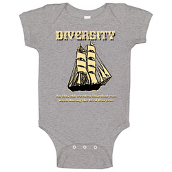 Anchorman Diversity Baby One Piece Anchorman Diversity Baby One Piece