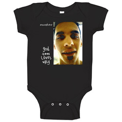 Slug Rapper Hip Hop God Loves Ugly Retro Baby One Piece Slug Rapper Hip Hop God Loves Ugly Retro Baby One Piece