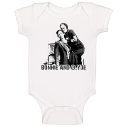 Bonnie And Clyde Outlaws Baby One Piece Bonnie And Clyde Outlaws Baby One Piece