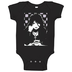 Death Sandman Neil Gaiman Comic Goth Baby One Piece Death Sandman Neil Gaiman Comic Goth Baby One Piece