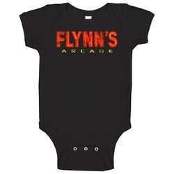 Flynn's Arcade Tron Retro 80s Baby One Piece Flynn's Arcade Tron Retro 80s Baby One Piece