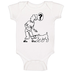 Adventures Of Tin Tin Cartoon Classic Baby One Piece Adventures Of Tin Tin Cartoon Classic Baby One Piece
