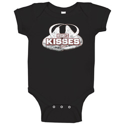 Hersheys Kisses Logo Chocolate Sweet Distressed Baby One Piece